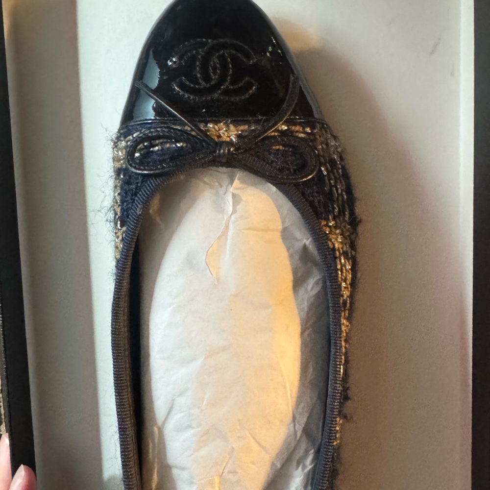 Chanel Tweed Ballet Flats - Picture 5 of 7